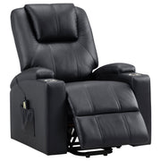 Armstrong - Upholstered Power Lift Massage Recliner - JaxCo Furniture