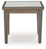 Rainier Ranch - Brown / Beige - Square End Table - JaxCo Furniture