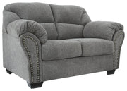 Allmaxx - Pewter - Loveseat - JaxCo Furniture