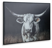 Harlandale - Black / White / Brown - Wall Art - JaxCo Furniture