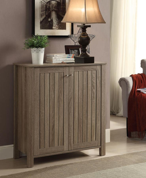 Marisa - 4-Shelf Engineered Wood Shoe Cabinet - Dark Taupe - JaxCo Furniture