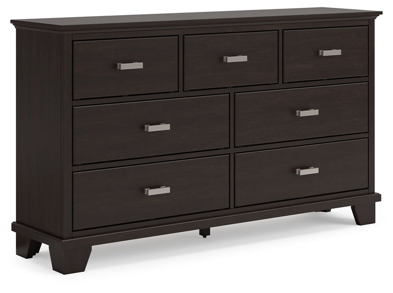 Covetown - Dark Brown - Dresser - JaxCo Furniture