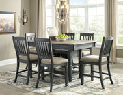 Tyler Creek - Counter Height Table Set - JaxCo Furniture
