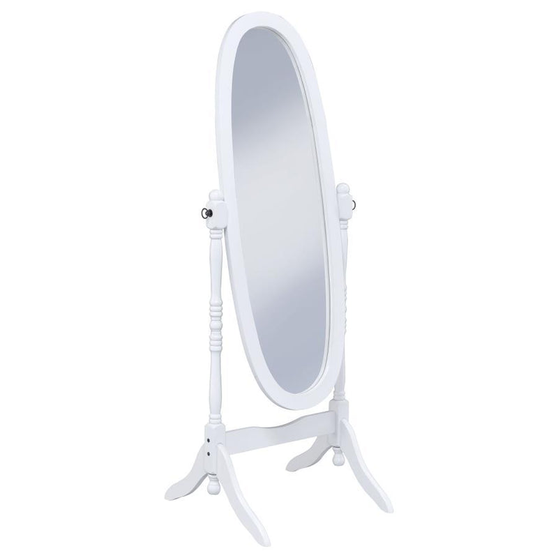 Foyet - Wood Adjustable Length Cheval Mirror - JaxCo Furniture