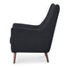 Fisher - Armchair - Charcoal Wool Blend - JaxCo Furniture