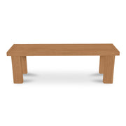 Marina - Outdoor Dining Bench - Light Brown - JaxCo Furniture