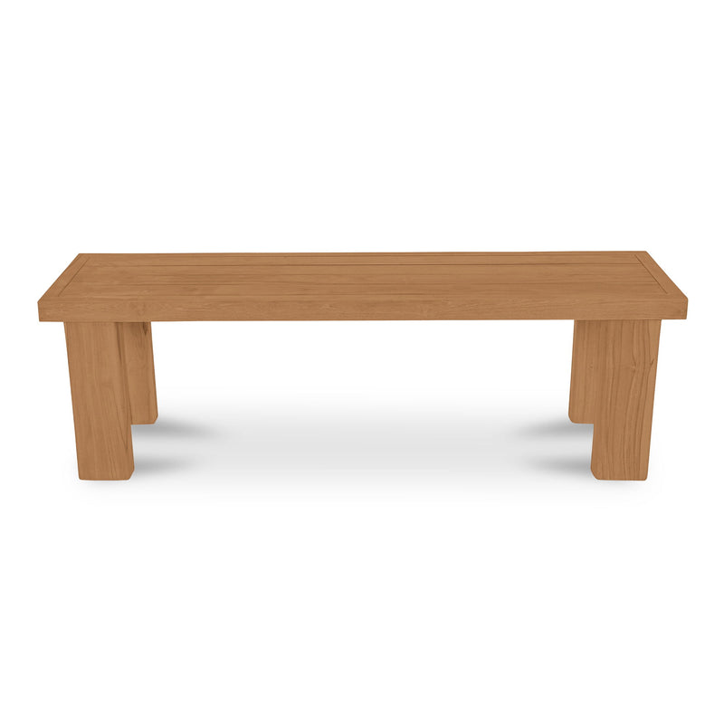 Marina - Outdoor Dining Bench - Light Brown - JaxCo Furniture