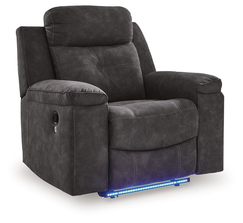 Brysonview - Zero Wall Recliner - Charcoal - JaxCo Furniture