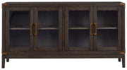 Burkhaus - Dark Brown - Dining Room Server - JaxCo Furniture