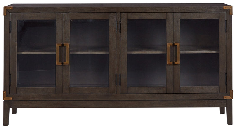 Burkhaus - Dark Brown - Dining Room Server - JaxCo Furniture