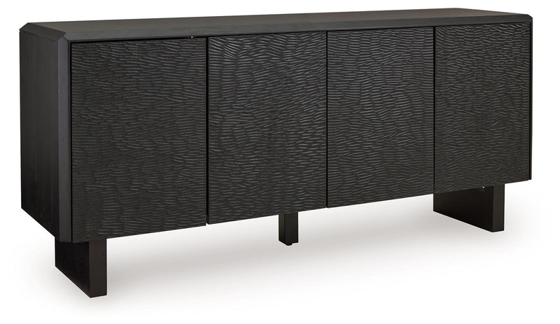 Farrelmore - Black - Accent Cabinet - JaxCo Furniture