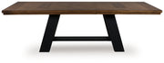 Greddinton - Brown / Black - Dining Extension Table - JaxCo Furniture
