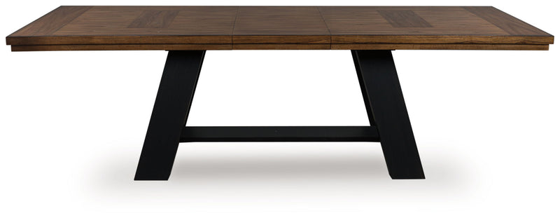 Greddinton - Brown / Black - Dining Extension Table - JaxCo Furniture