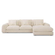 Berga - Sectional Right Stationary Sofa - White - JaxCo Furniture