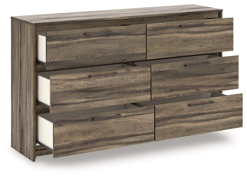 Elbrim - Six Drawer Dresser - JaxCo Furniture
