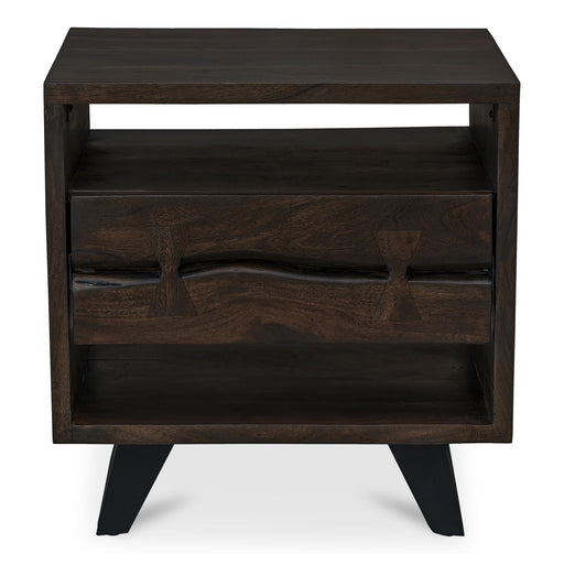 Madagascar - Accent Nightstand - Dark Brown - JaxCo Furniture