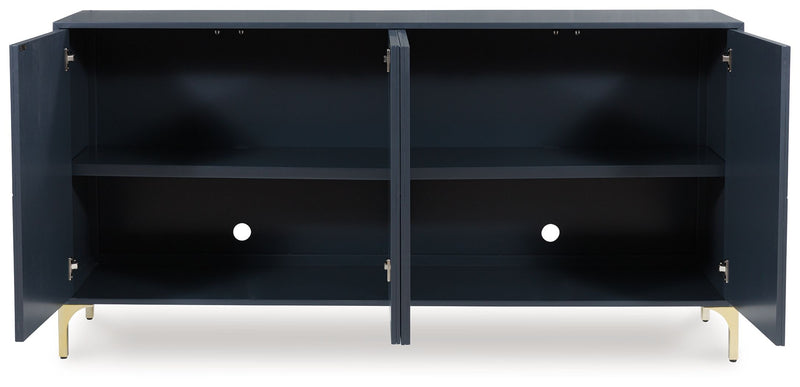 Loirwick - Dark Blue - Accent Cabinet - JaxCo Furniture