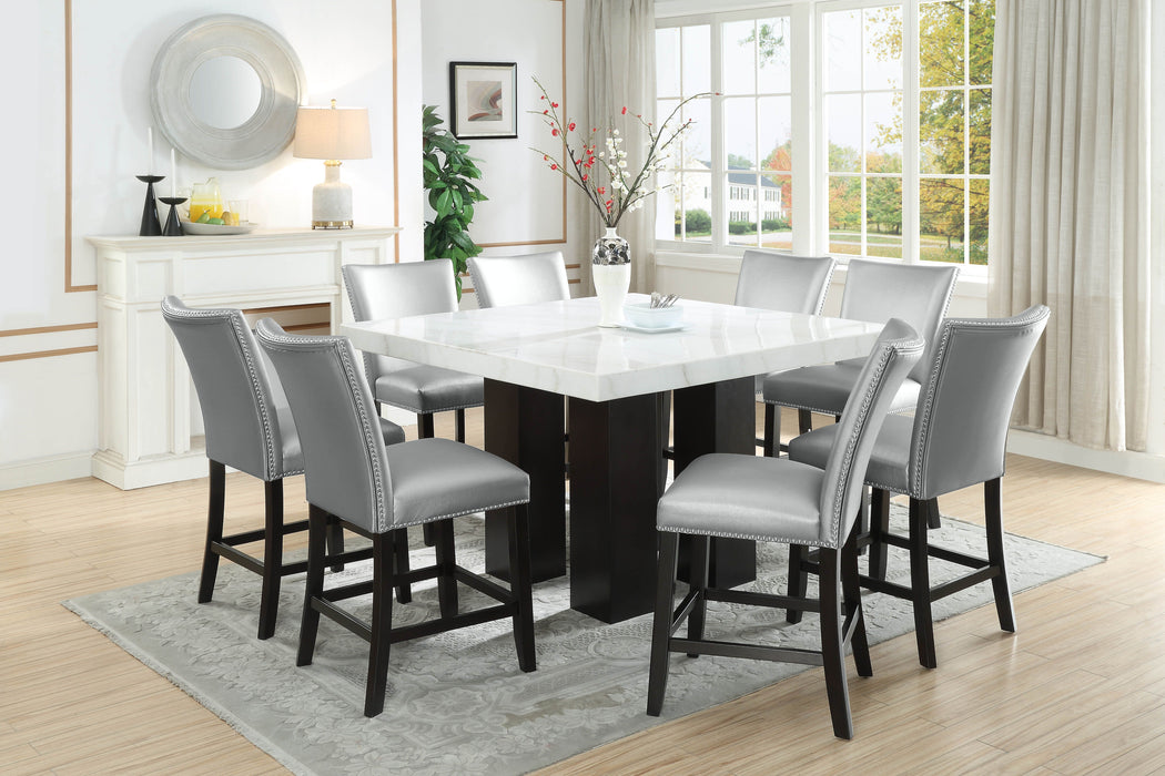 Camila - Square Counter Dining Set - White Top - JaxCo Furniture