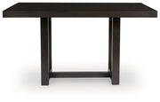 Neymorton - Dark Grayish Brown - Rectangular Dining Room Counter Table - JaxCo Furniture