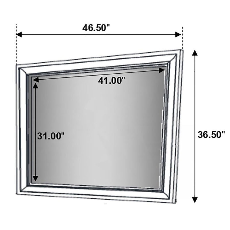 Miranda - Dresser Mirror - JaxCo Furniture
