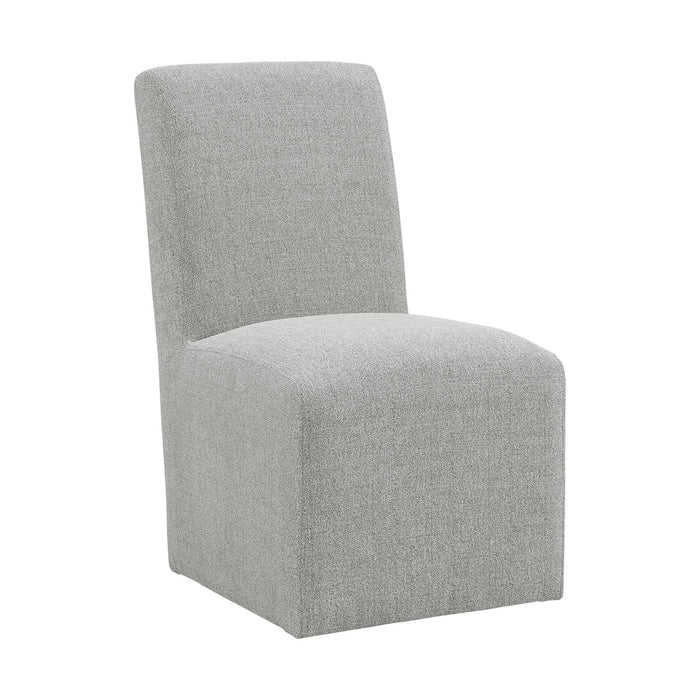 Nero - Upholstered Side Chair (Set of 2) - Gray - JaxCo Furniture