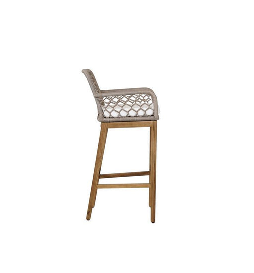 Paulo - Bar Stool - Light Brown & White - JaxCo Furniture