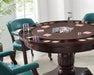 Tournament - Dining and Game Table - Dark Brown - JaxCo Furniture