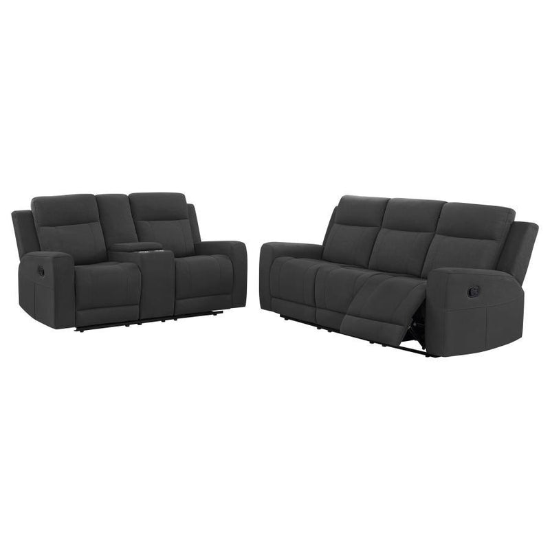 Brentwood - Upholstered Reclining Sofa Set - JaxCo Furniture