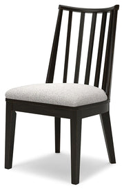 Galliden - Black - Dining Upholstered Side Chair (Set of 2) - JaxCo Furniture