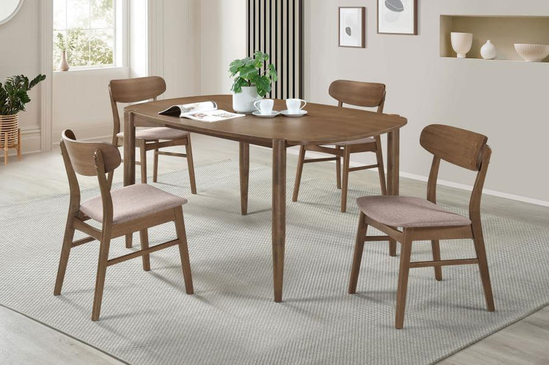 Dortch - Oval Solid Wood Dining Set - JaxCo Furniture