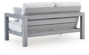 Hurley Park - Gray - Loveseat With Cushion - JaxCo Furniture
