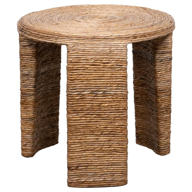 Artina - Woven Rattan Round Table - JaxCo Furniture