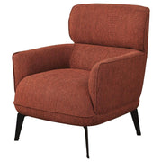 Andrea - Upholstered Crecent Arm Accent Chair - JaxCo Furniture