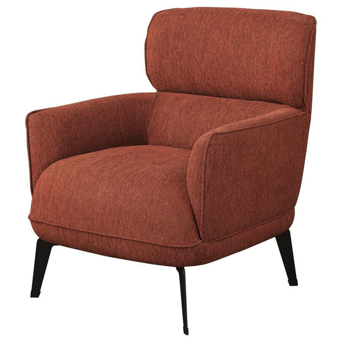 Andrea - Upholstered Crecent Arm Accent Chair