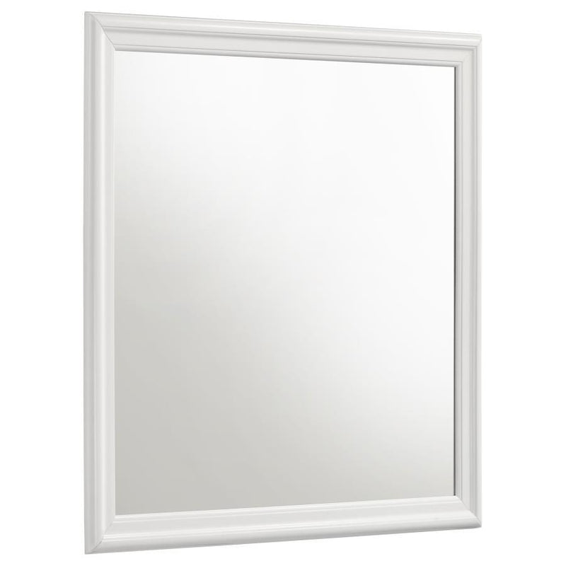 Louis Philippe - 38.25" Dresser Mirror - White - JaxCo Furniture