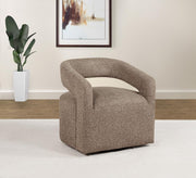 Westhill - Boucle Upholstered Swivel Accent Chair - JaxCo Furniture
