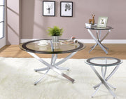 Brooke - Round Coffee Table Set - JaxCo Furniture