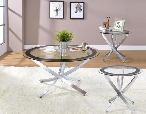 Brooke - Round Coffee Table Set - JaxCo Furniture