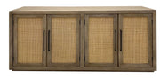 Jensen - 4 Door Cabinet - Taupe - JaxCo Furniture
