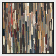 Kaleidoscope I - 48" x 48" Painting Art by Buddy Whitlock - Dark Gray - JaxCo Furniture