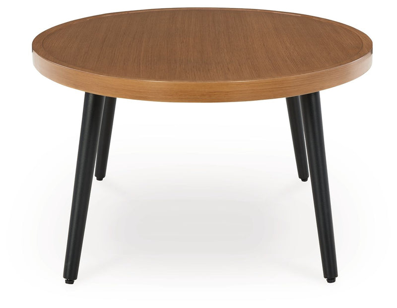 Horizon Hall - Two-tone Brown - Cocktail Table - JaxCo Furniture