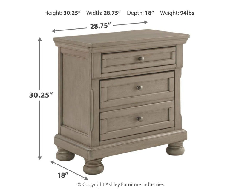 Lettner - Night Stand - JaxCo Furniture