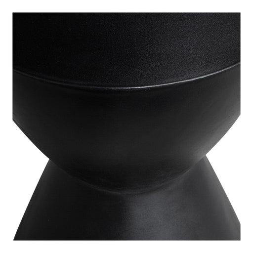 Hourglass - Outdoor Stool - Black - JaxCo Furniture