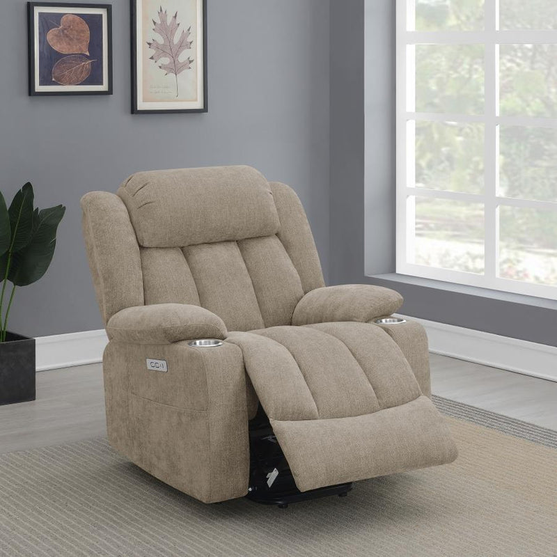 Houston - Upholstered Power Lift Recliner Chair - JaxCo Furniture