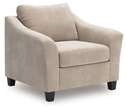 Willarae - Taupe - Chair And A Half - JaxCo Furniture