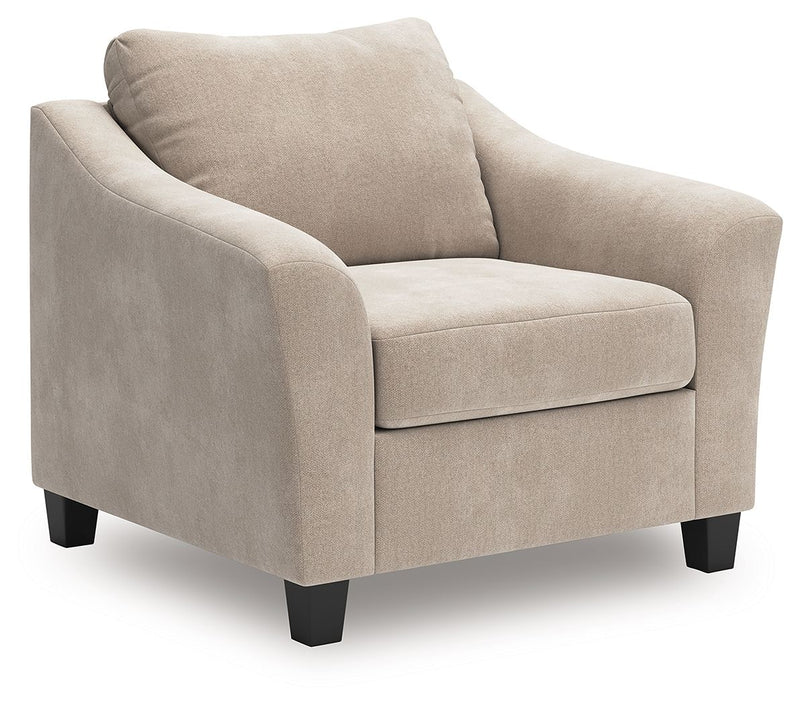 Willarae - Taupe - 2 Pc. - Chair And A Half, Ottoman - JaxCo Furniture