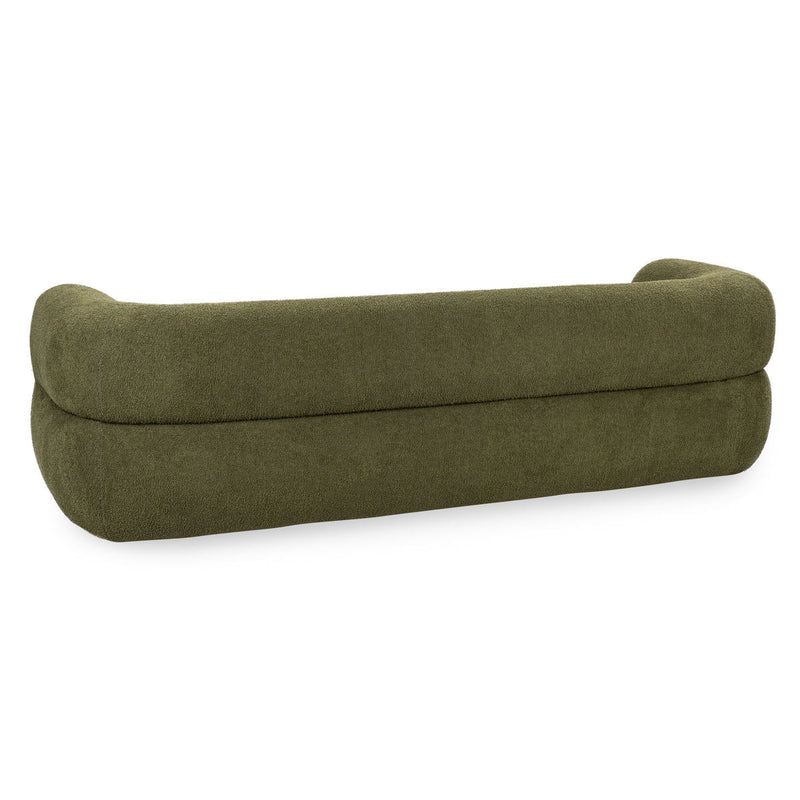 Faris - Upholstered Sofa - Dark Olive - JaxCo Furniture