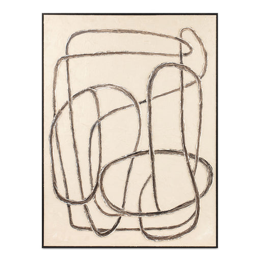 Encounters - Framed Painting - Beige - JaxCo Furniture