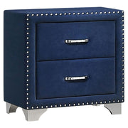 Melody - Upholstered 2-Drawer Nightstand - JaxCo Furniture