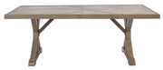 Beachcroft - Rect Dining Table W/Umb Opt - JaxCo Furniture